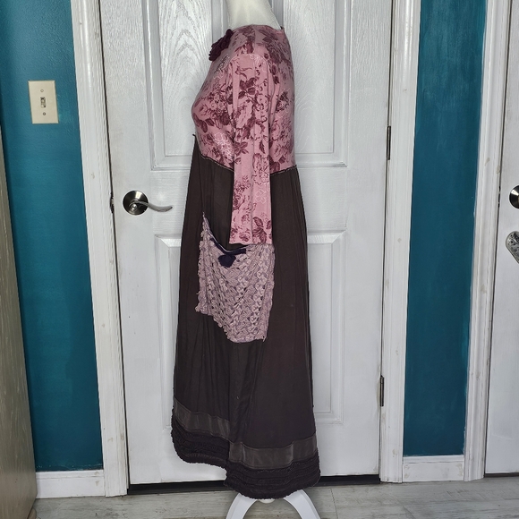 Handmade Upcycled Boho Dress Medium - Picture 10 of 11